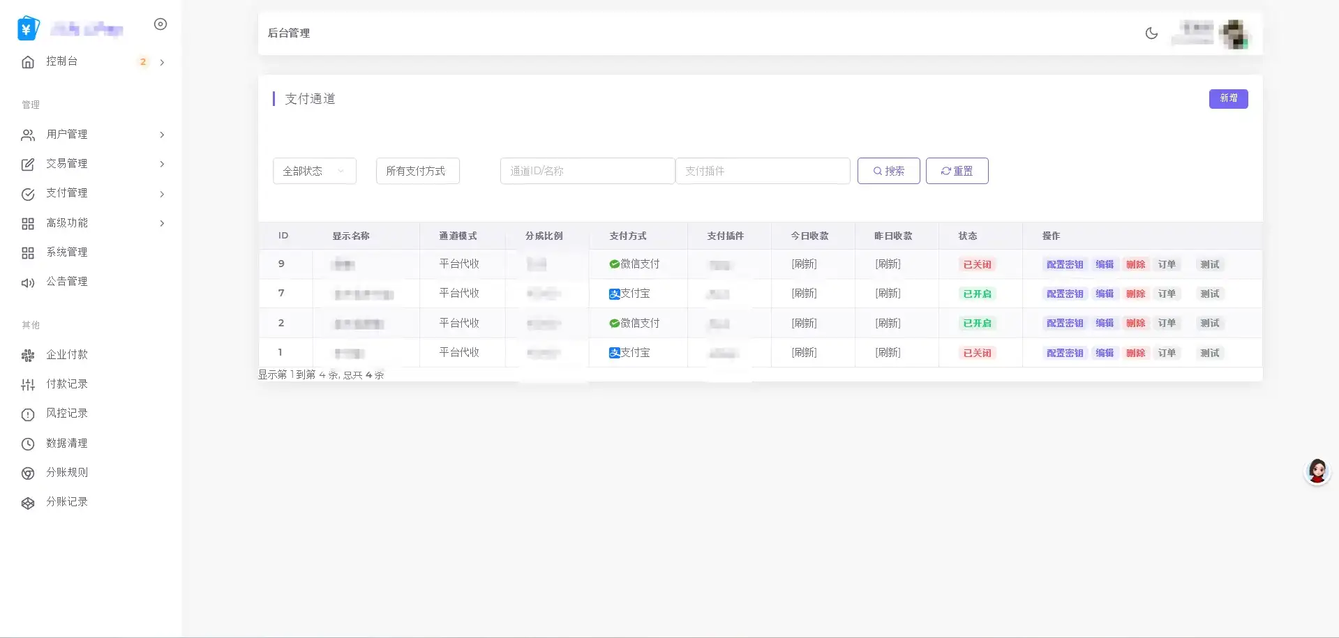 2026最新易支付开源模板前台+用户中心+后台三合一-钱老源码网