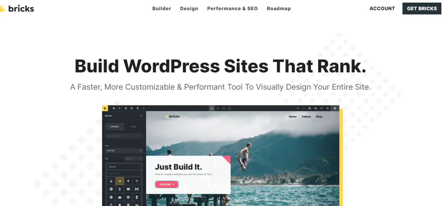 WordPress主题–Bricks Builder v2.3 破解版，自带可视化编辑器的主题-钱老源码网