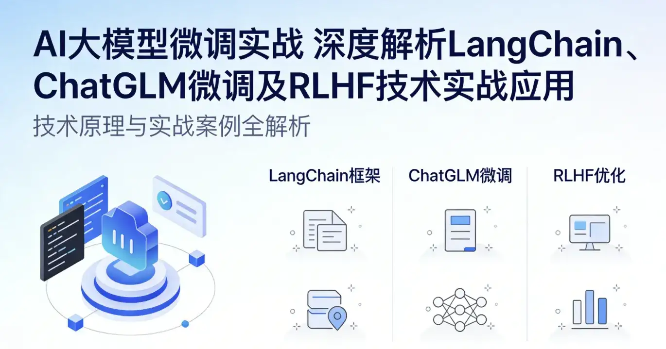 AI大模型微调实战 深度解析LangChain、ChatGLM微调及RLHF技术实战应用-钱老源码网