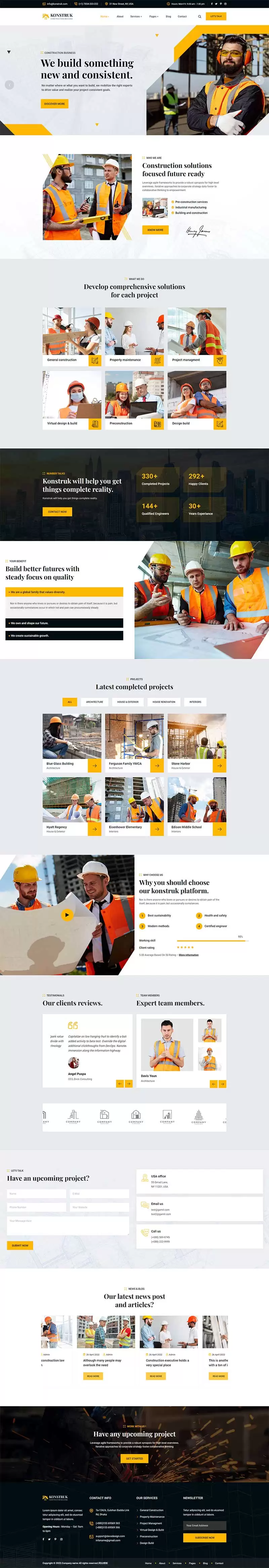 城市开发运营建筑公司网站模板-钱老源码网