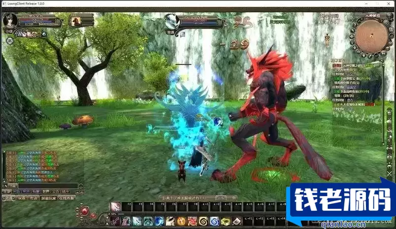 [端游] 龙OL刺绣端免虚拟机单机版GM无限元宝百级神器PC怀旧网游单机版-钱老源码网