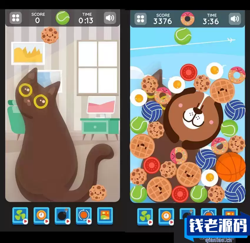 动物合并消除休闲游戏源码  Animal Merge 益智游戏-钱老源码网