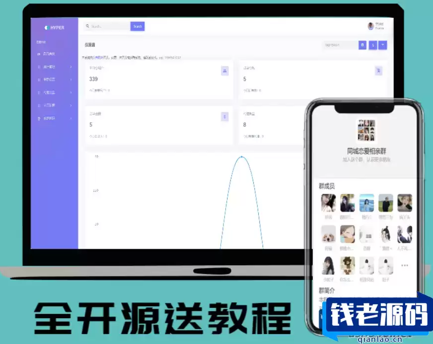 自动定位版本付费进群系统最新源码分享-钱老源码网