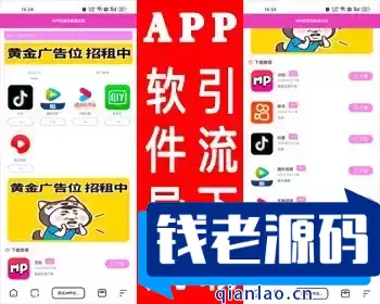 APP软件应用导航网站源码（内置后台）-钱老源码网