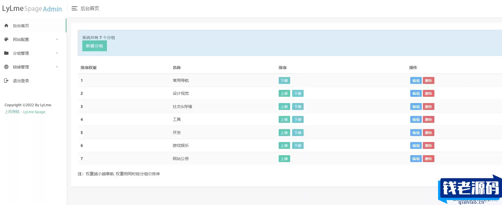 精美PHP导航网源码 导航收录网站 QQ技术导航程序