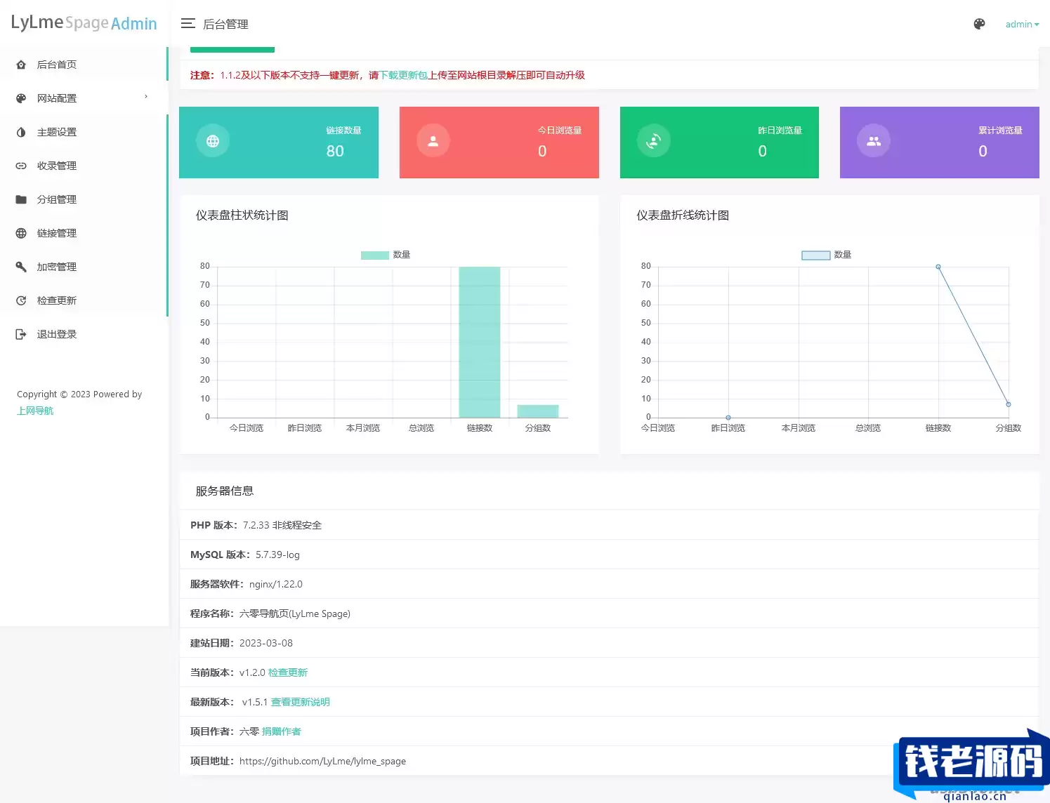 六零导航页 (LyLme Spage)导航网站源码