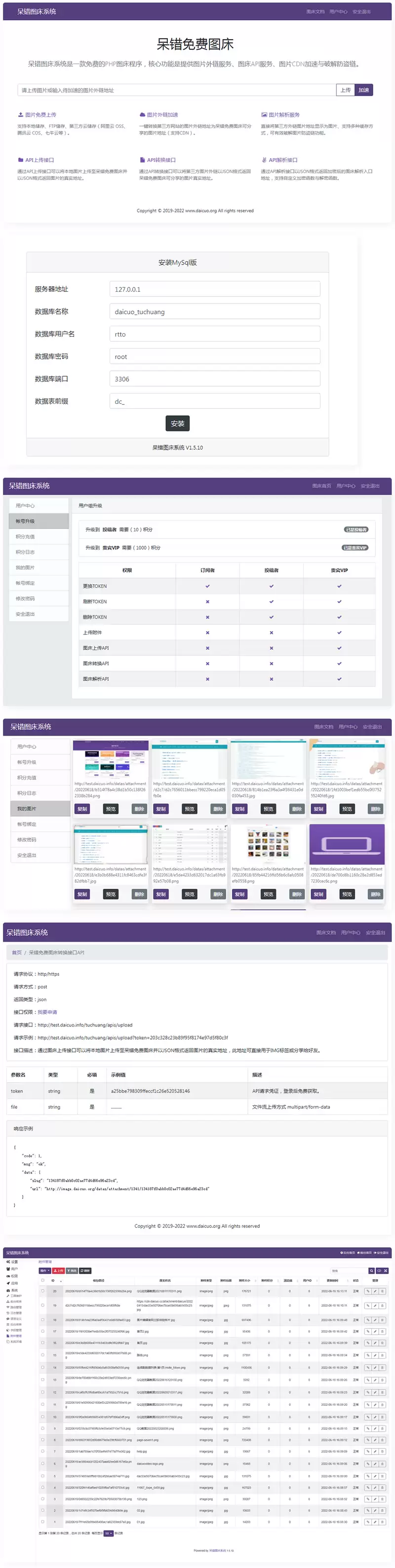 呆错图床系统源码-钱老源码网