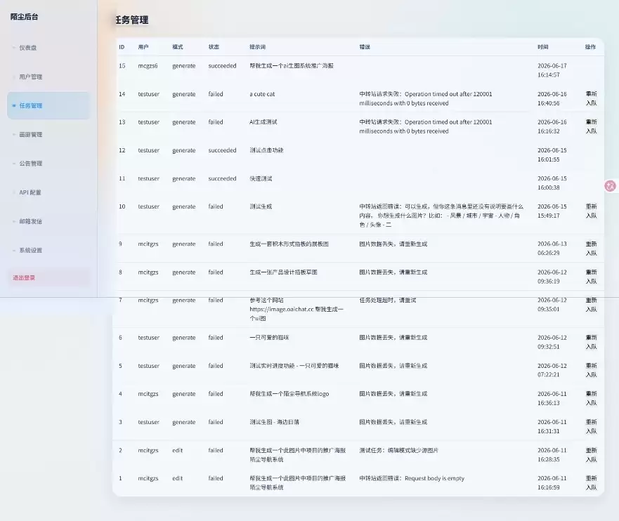 AI图像生成系统PHP源代码,开源,AI绘画平台,支持文本到图像和图像到图像的生成