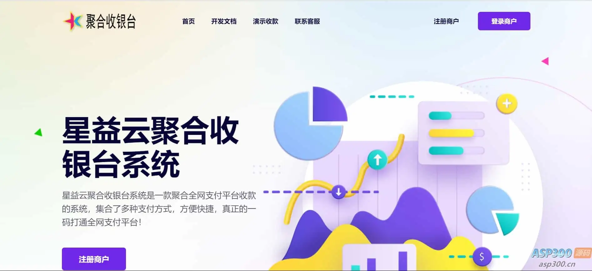 聚合收银台即三网合一收款码-钱老源码网