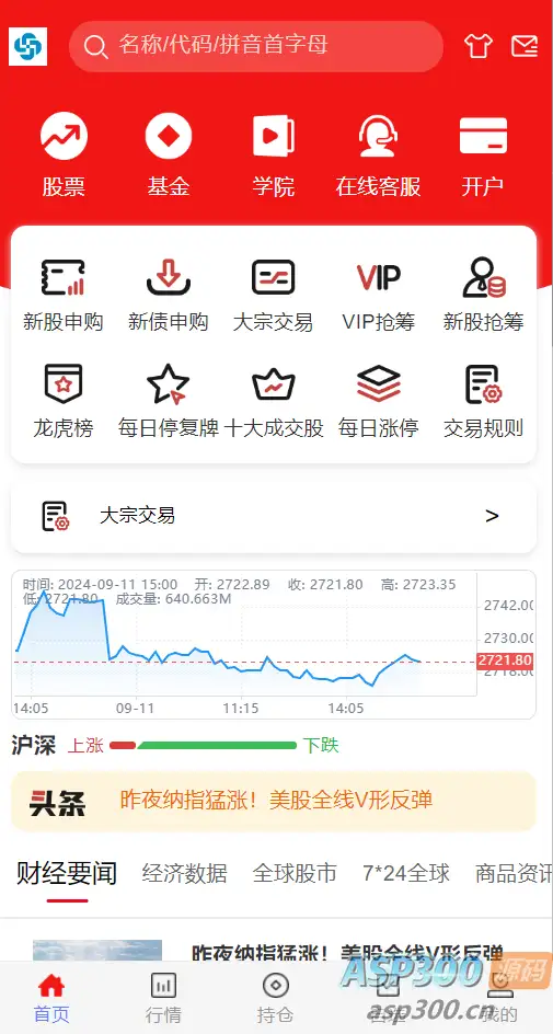 2024股票系统源码-钱老源码网