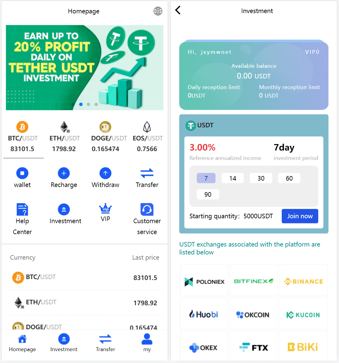 多国语言版_USDT虚拟币投资理财系统源码/海外区块链投资理财源码-钱老源码网