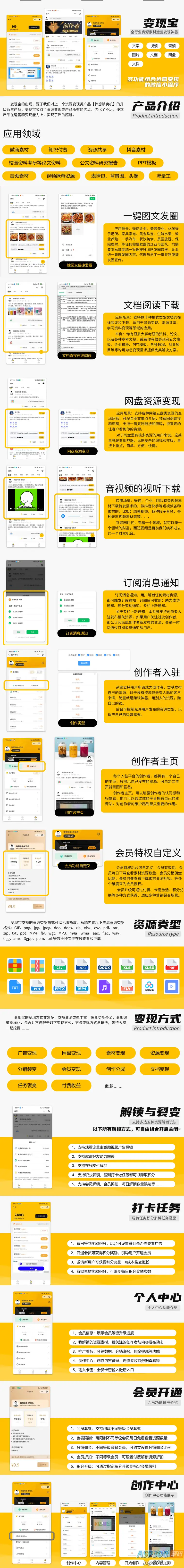多功能知识付费源码下载实现流量互导多渠道变现