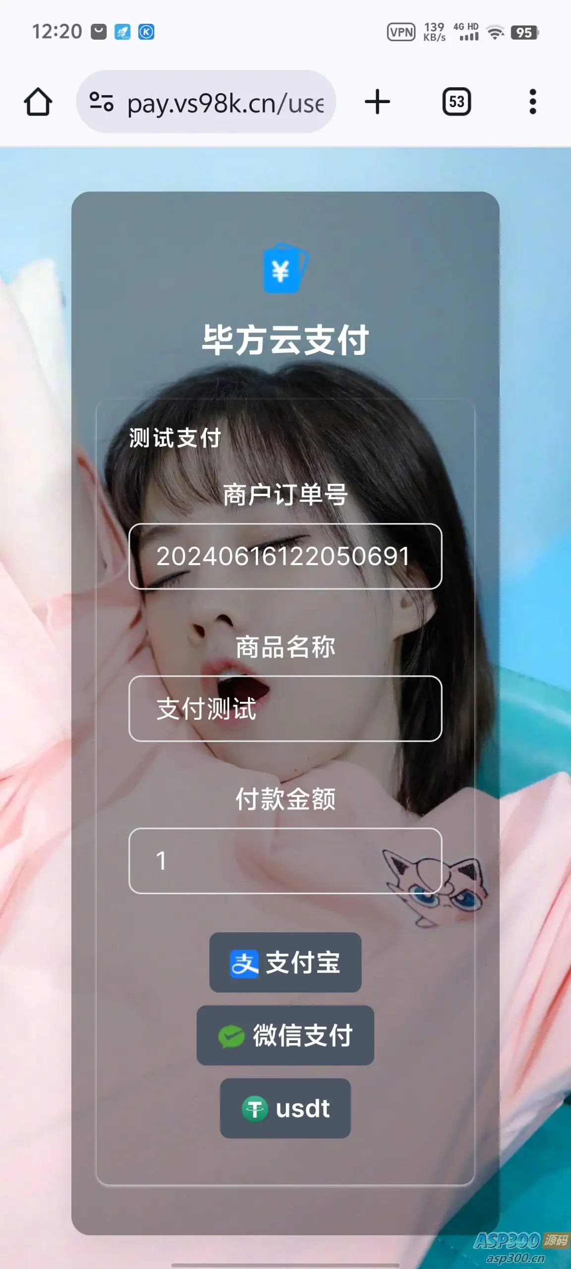 基于易支付二开的前端模板美化源码