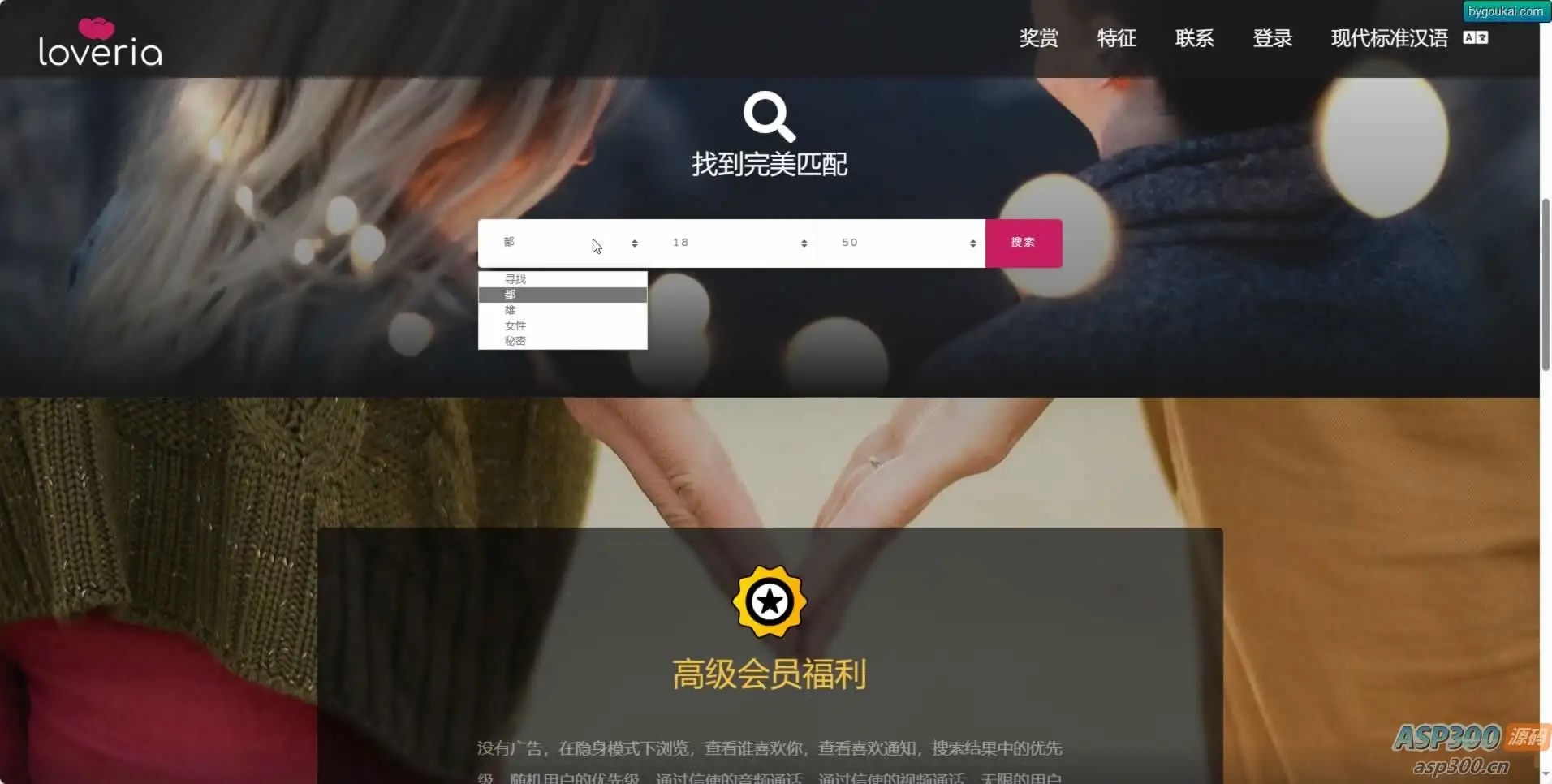 Loveria 3.3.0 破解版 – 高级约会交友系统网站源码【原生无修改】