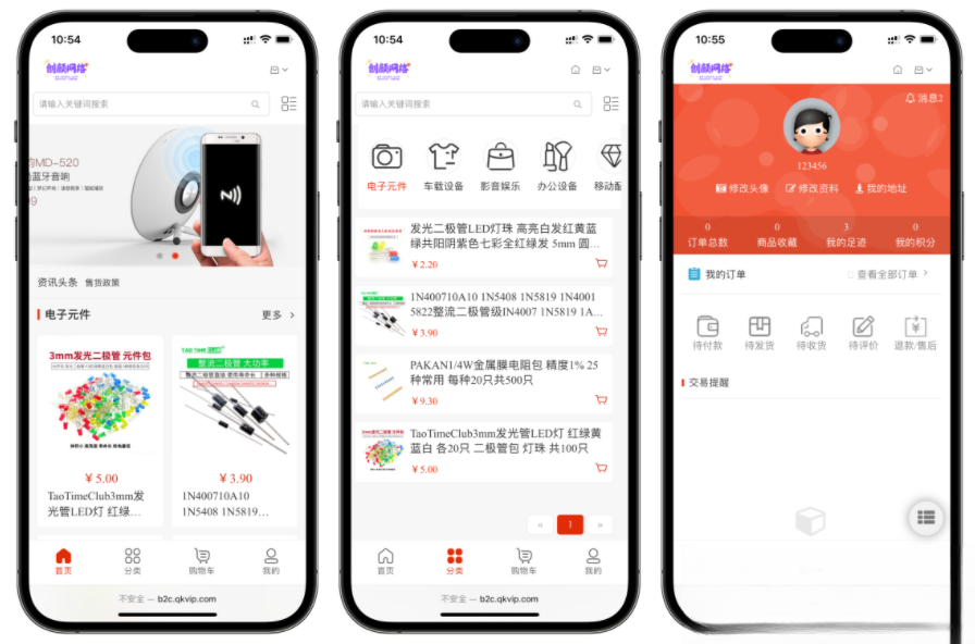 国内中文版B2C的单用户电商系统 B2C外贸在线购物商城源码-钱老源码网