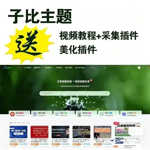 网创教程自动采集wordpress插件子比主题-钱老源码网