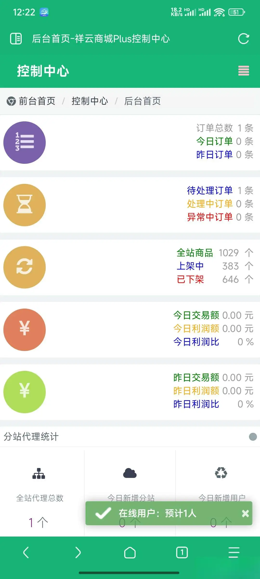 祥云系统开源云商城程序全开源版 个人程序云商城-钱老源码网